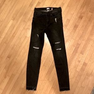 Sneak Peak boutique high rise worn jeans